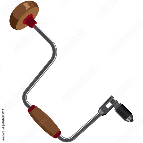 Konstfotografi Traditional Hand drill, manual drill.