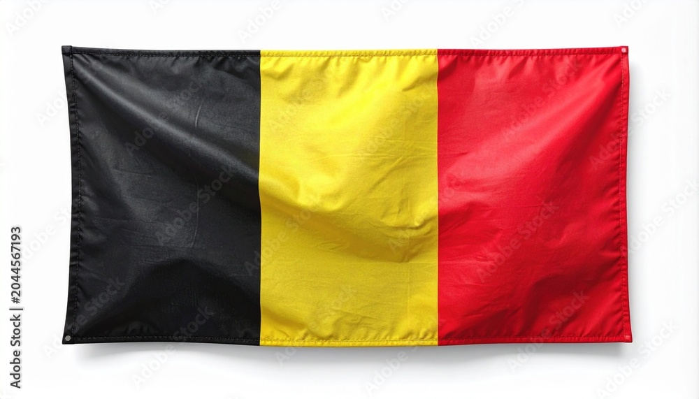 Obraz premium Abstract vertical tricolor background featuring red, yellow, and black textured panels with artistic grunge effects, modern design style, and vibrant contrasting color composition.