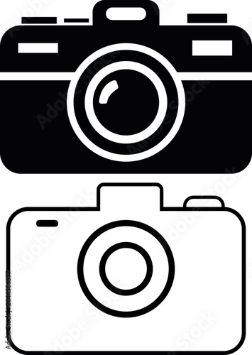 Camera silhouette Vector Illustration  