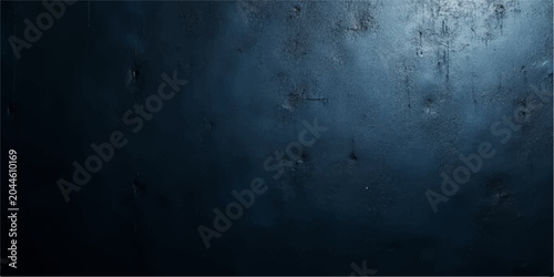 Foto Dark Blue Grunge Concrete Wall Texture Background with Vintage Rough Surface Pat