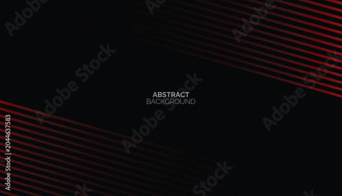 Abstract dark background with diagonal red lines and subtle gradient.
