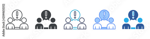 Photos Argument icon set multiple style collection