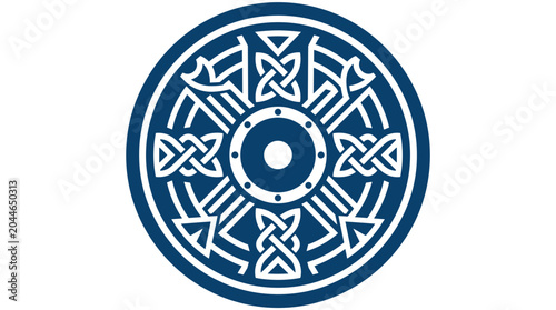 Celtic Knot Shield Symbol.