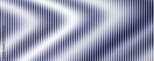 Cuadro en lienzo Soft glass ripple gradient in icy pale blue and lavender hues
