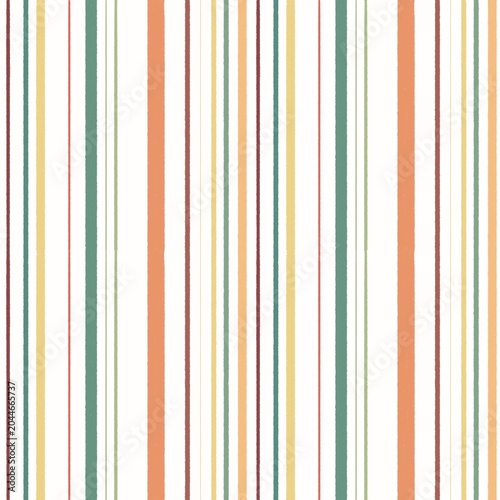 Abstract multicolored striped seamless pattern.Fall, autumn background with hand drawn vertical lines.
