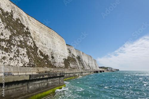 Seafront promenade near Brighton, England