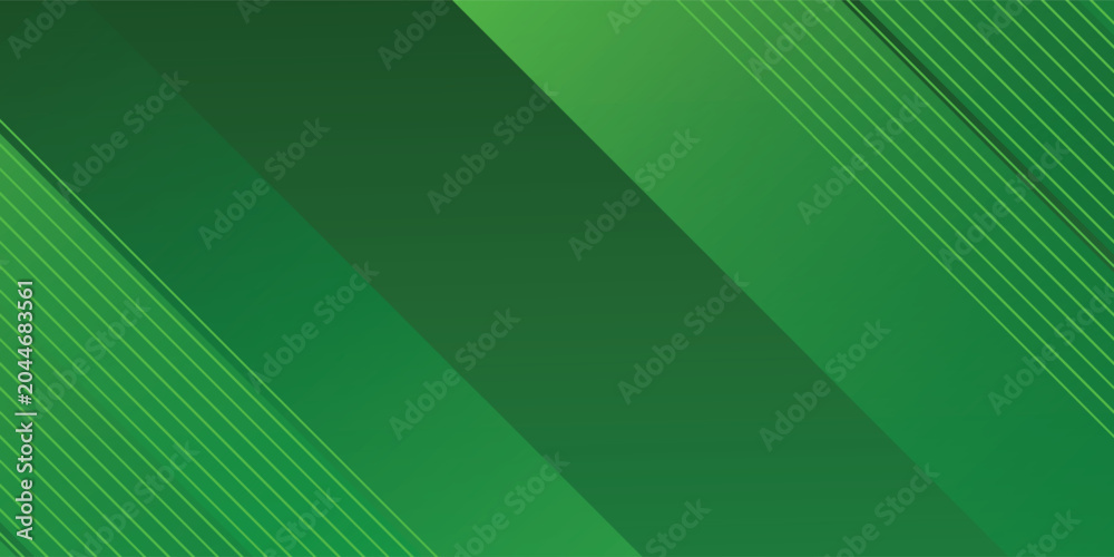 Fototapeta premium Modern Dynamic Green Gradient Backdrop with Elegant Slanted Lines Pattern