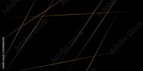 Abstract black with gold lines, triangles background modern design. Vector illustration EPS 10.