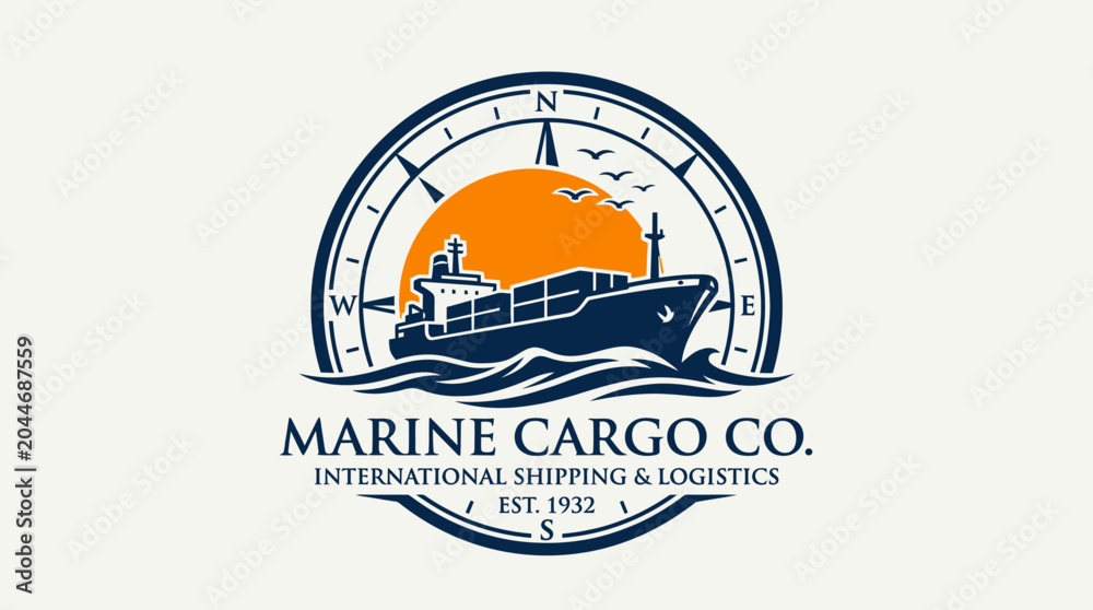 Fototapeta premium Marine Cargo Co