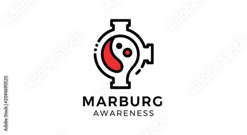 Modern Logo Design Featuring Circular Pump Symbol.