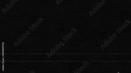 VCR Play Animation. VHS defects, artifacts and noise