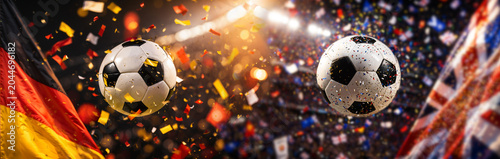 football match celebration ...