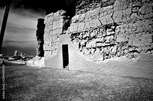 High Contrast Casa Grande National Monument Black and White
