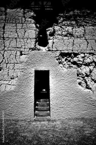 High Contrast Casa Grande National Monument Black and White