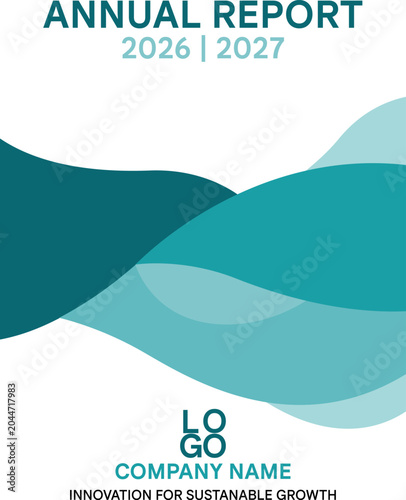 Annual report cover business design