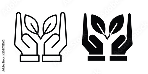 Quadro su tela Environment protection icon editable stroke Line pack