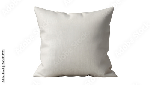 Foto Soft textured off-white throw pillow