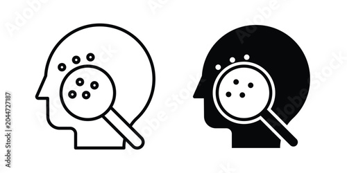 Foto Pimple inflammation icon