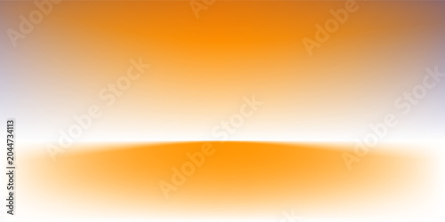 Fotografie Vector orange line background curve element with white space for text and messag
