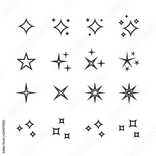Sparkle Icons Set