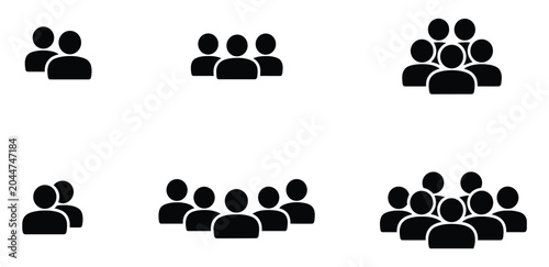 Canvastavla People Group Icons