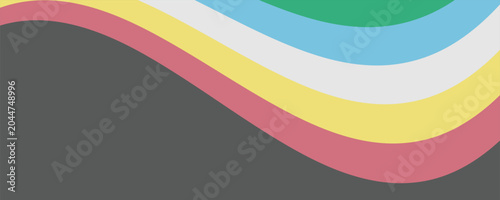 Disability pride flag. Color stripes representing a form of impairment