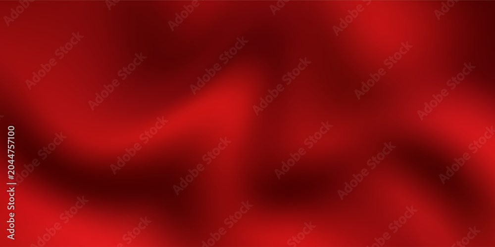 Obraz premium Luxury red satin smooth fabric background. Abstract background luxury red cloth or liquid wave or wavy folds of silk satin background. Red silky fabric. Decoration element for design.