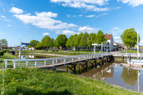 Holzbrücke in Tönning.