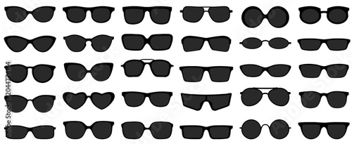 Sunglasses Silhouettes Collection for Fashion Design