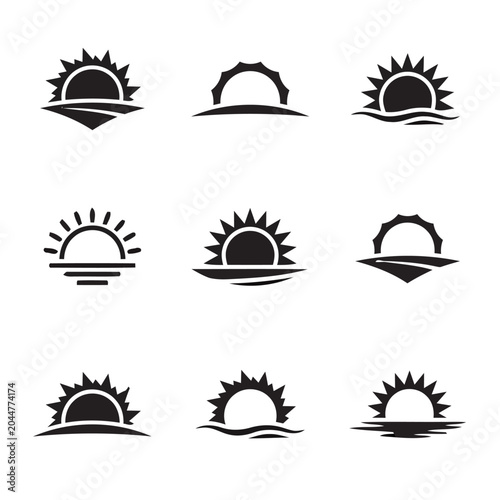 Sunrise Icon Set