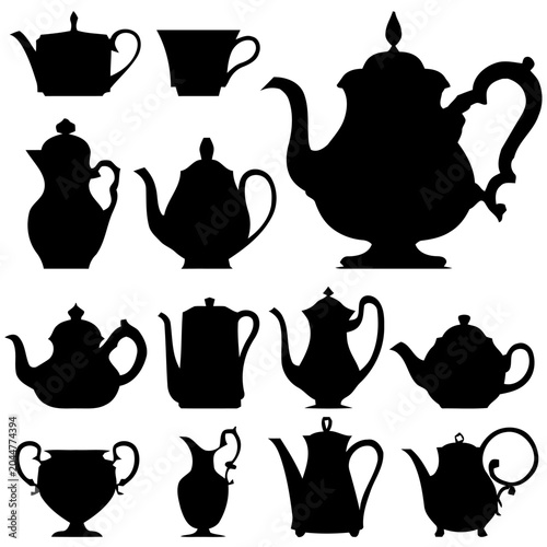 Teapot Silhouettes Collection