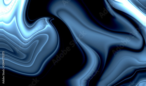 Photos Abstract Blue Swirling Patterns on Black Background