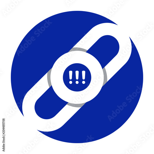 Vibrant vector of a blue wi-fi signal icon symbolizing fast and reliable internet connectivity