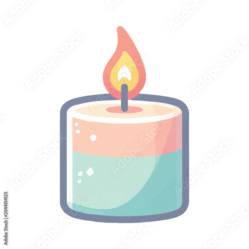 illustration design of candle