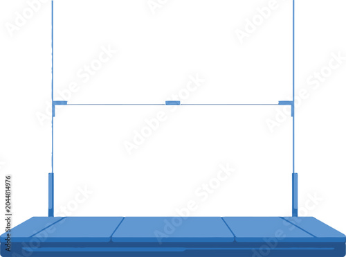 Cute cartoon a illustrator vector high jump