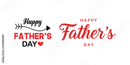 Konstfotografi Happy father's day greeting card design