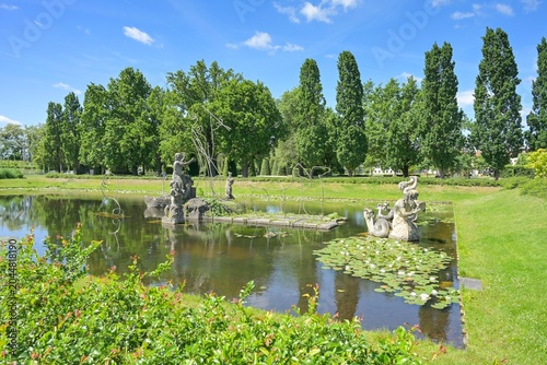 Obraz na płótnie Triton, Neptunbrunnen, Lustgarten, Potsdam, Brandenburg, Deutschland