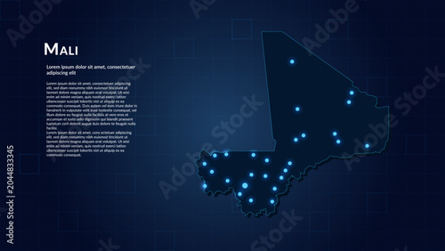 Photos Map of Mali