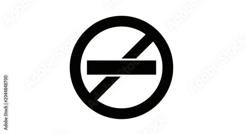 Obraz na płótnie No Smoking Prohibition Sign Symbol.