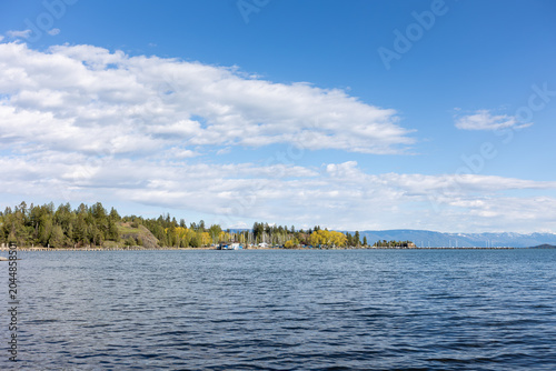 Flathead Lake Montana, View from Sommers Montana of Lake