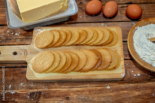 Tegole della Valle d’Aosta or tegole valdostane is a typical cake  from Aosta village in Valle d’ Aosta Italy