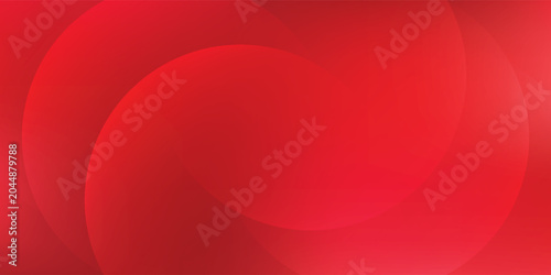 Modern minimalist scarlet backdrop with soft flowing wave shapes