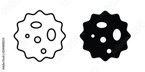 Tableau sur toile White blood cell icon in different style