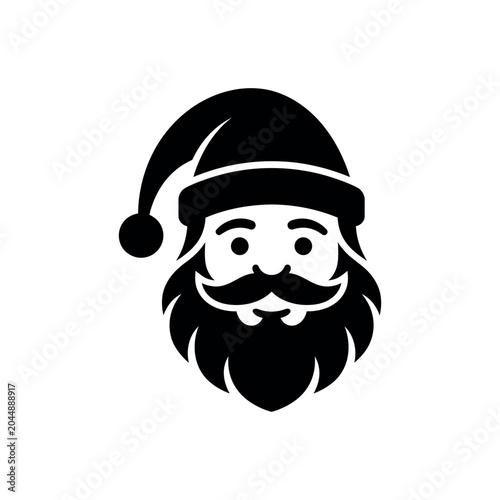  Santa claus head icon