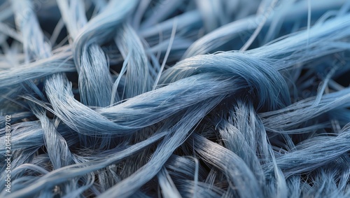 Ultra Detailed Futuristic Fiber Nanomaterial Texture with Advanced Synthetic Filament Network and High-Tech Microstructure