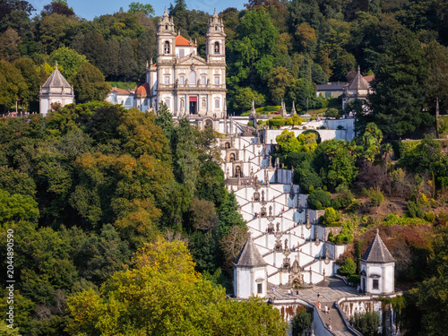 Obraz na plátně The Sanctuary of Bom Jesus do Monte is a Catholic shrine located in Braga, Portugal