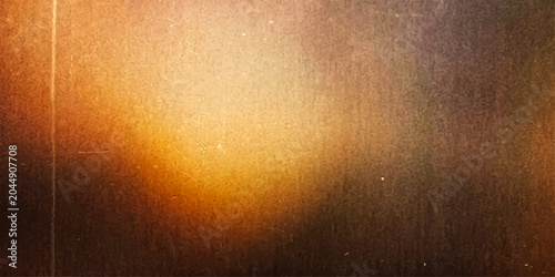 Foto A vintage film grain texture with a warm, golden bokeh effect, evoking a nostalgic and abstract aesthetic