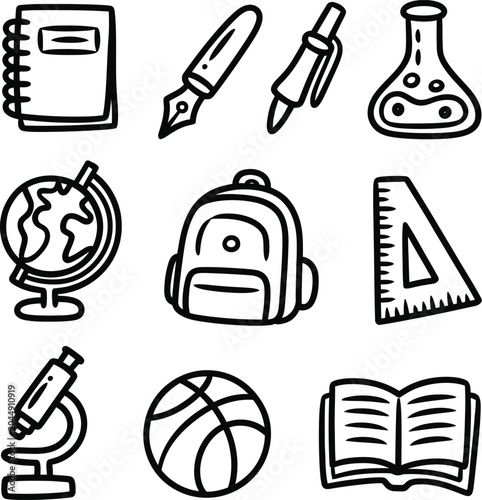 Hand drawn Learning Vector Pack