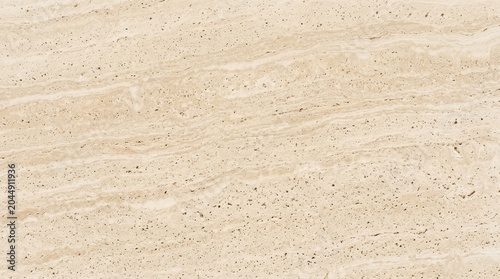 Creamy beige travertine stone texture seamless background