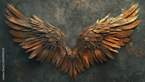 wing feather texture background, bird